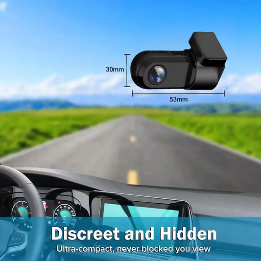 FHD 1080,  Super Night Vision USB Dash Cam for Android Stereo with 360° Rotation and Loop Recording