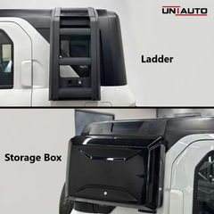 Defender Style Side Ladder with Storage Box for Mahindra Thar Roxx
