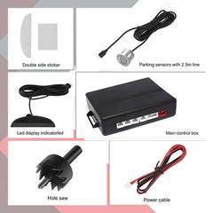 UNIAUTO Reverse Parking Sensor – Precision Parking in Black & White