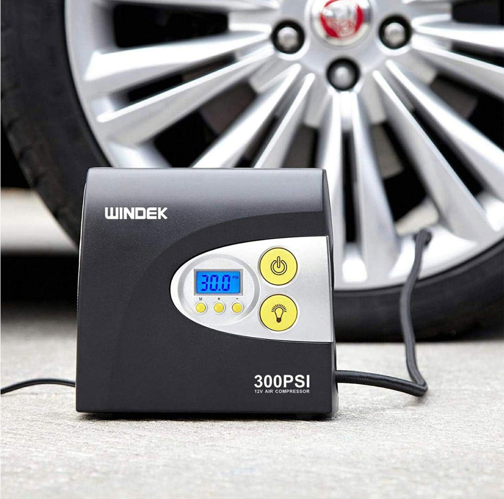 Windek 1902 Portable Digital Tyre Inflator with Flash Light - Uniauto
