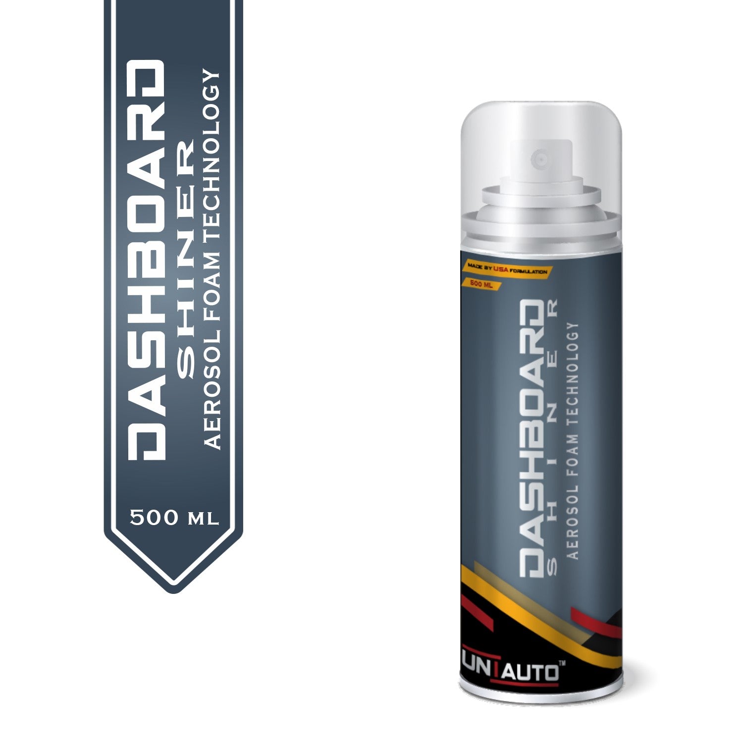 Uniauto Dashboard Shiner – Premium Aerosol Spray for Instant Shine & UV Protection