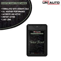Uniauto Premium Exotic Car Freshener | A Manifestation of Luxurious Aromas (veiled Secrets) - Uniauto