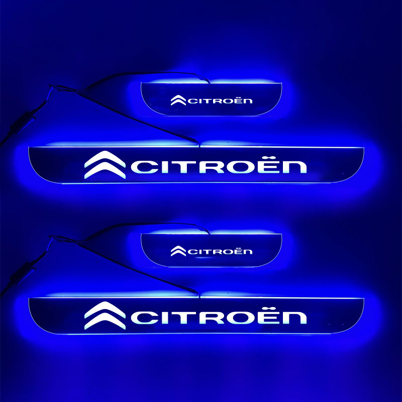 LED Footstep or Scuff Plate for All Citroen Cars - Uniauto