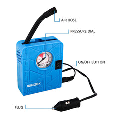 Windek 1500 Portable Digital Tyre Inflator with Flash Light - Uniauto