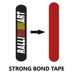 UNIAUTO Ralli Art Style Silicone Door Guard | Universal Car Door Edge Protector | Sporty Scratch Protection