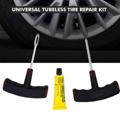 UNIAUTO Tubeless Tire Puncture Repair Kit Portable Flat Tire Puncher Fixing - Uniauto