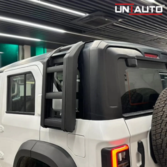Defender Style Side Ladder with Storage Box for Mahindra Thar Roxx