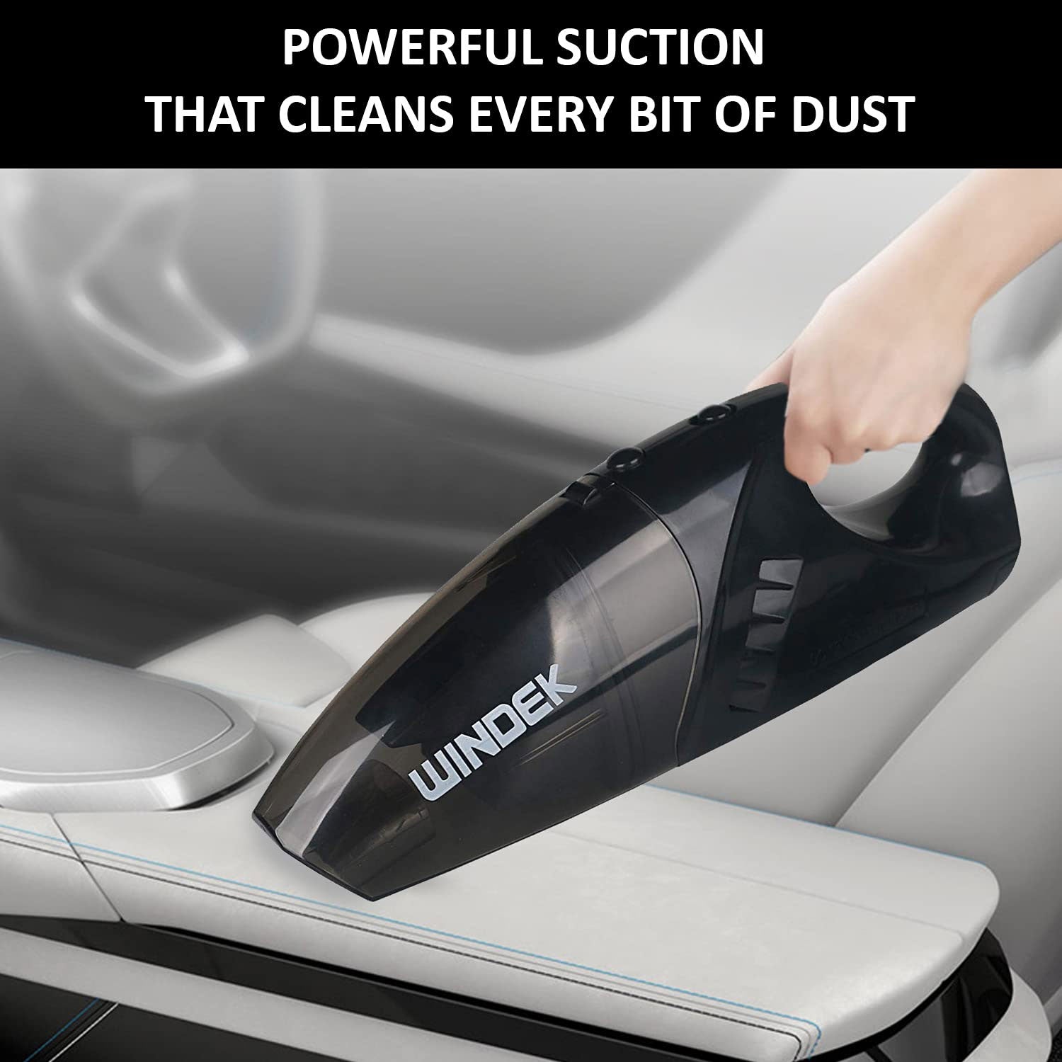 Windek 1001 Portable Powerful Car Vacuum Cleaner - Uniauto