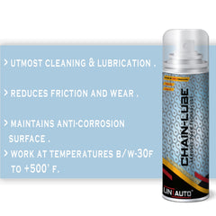 Uniauto Chain Lube – Advanced Aerosol Lubrication for Smooth, Long-Lasting Performance