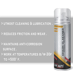Uniauto Chain Maintenance Combo Pack – Chain Cleaner, Chain Lube & Cleaning Brush for Complete Bike Chain Care