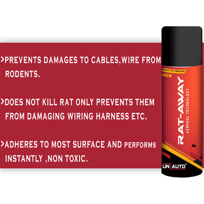 Rat-Away made by Aerosol Technology | Rat Repellent Spray for Car (250ml)