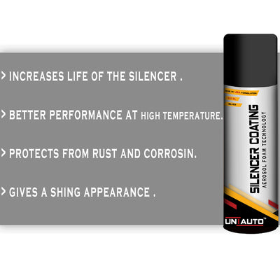 Silencer Coating Silver made by Aerosol Technology (500ml)