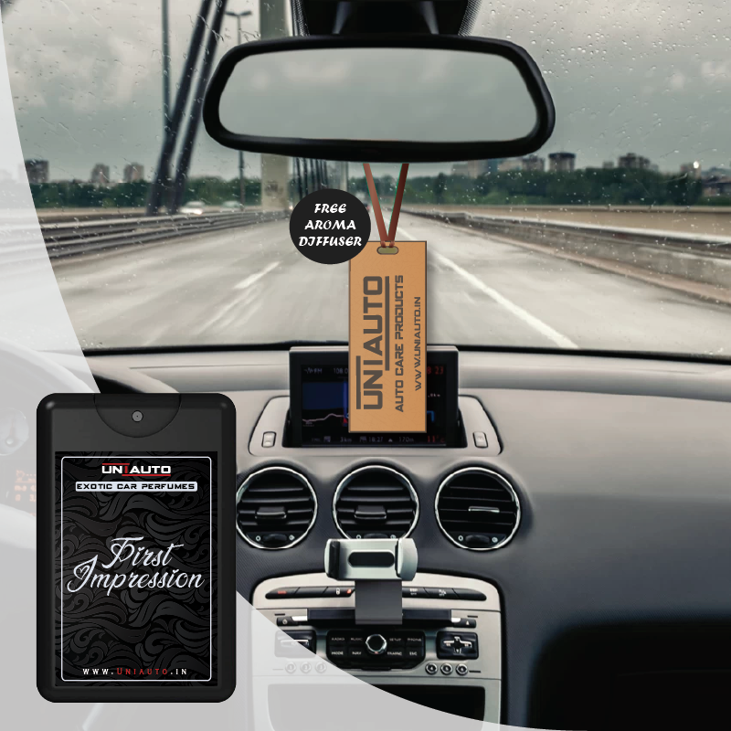 Uniauto Premium Exotic Car Freshener | A Manifestation of Luxurious Aromas (First Impression) - Uniauto