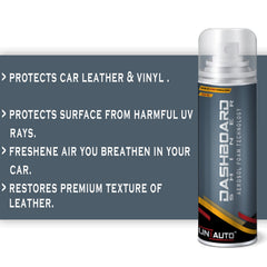 Uniauto Dashboard Shiner – Premium Aerosol Spray for Instant Shine & UV Protection