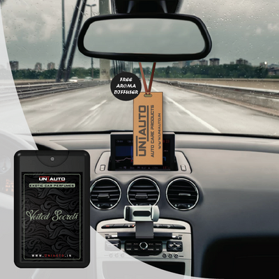 Uniauto Premium Exotic Car Freshener | A Manifestation of Luxurious Aromas (Veiled Secrets)