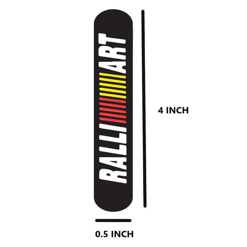 UNIAUTO Ralli Art Style Silicone Door Guard | Universal Car Door Edge Protector | Sporty Scratch Protection