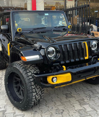 Wrangler-Style Metal Fenders with Led Indicators for Mahindra Thar 2020 onwards | Bolt on Design, No need of Fabrication.