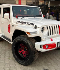 Wrangler-Style Metal Fenders with Led Indicators for Mahindra Thar 2020 onwards | Bolt on Design, No need of Fabrication.