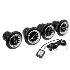 Uniauto Cardi Ambient, Smart LED Ambient Light AC vent Kit for Interior Car Lighting, Atmosphere Lamp K3 Plus 7th Gen, 4-in-1, For Thar and Thar Roxx proper fit | With App control