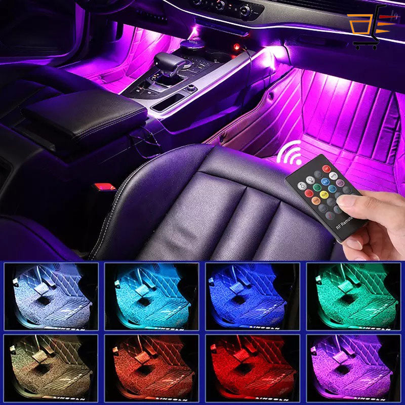 4-in-1 LED Ambient Light with Music & Remote Control - Uniauto