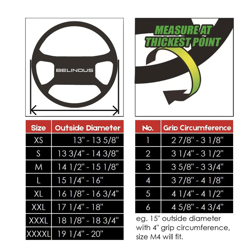 Steering Rap For Cars (Black) - Uniauto