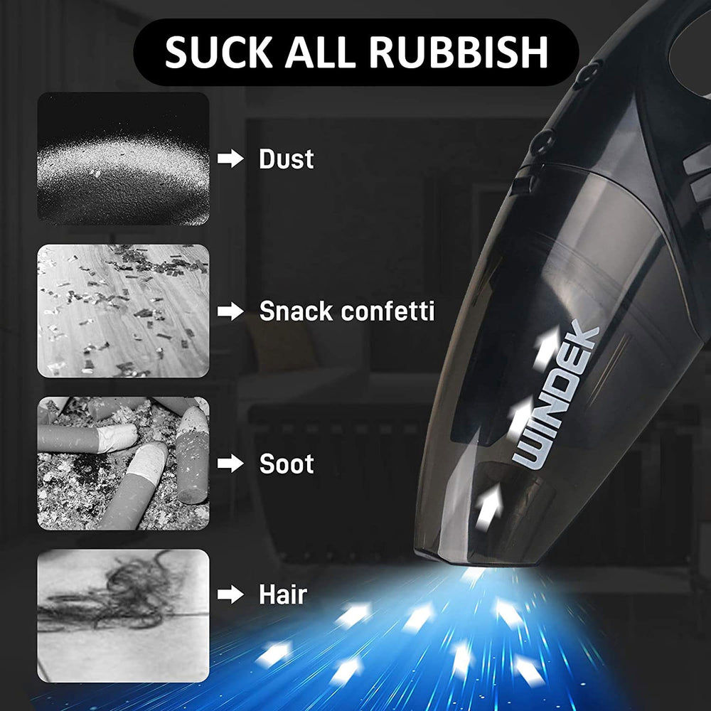 Windek 1001 Portable Powerful Car Vacuum Cleaner - Uniauto
