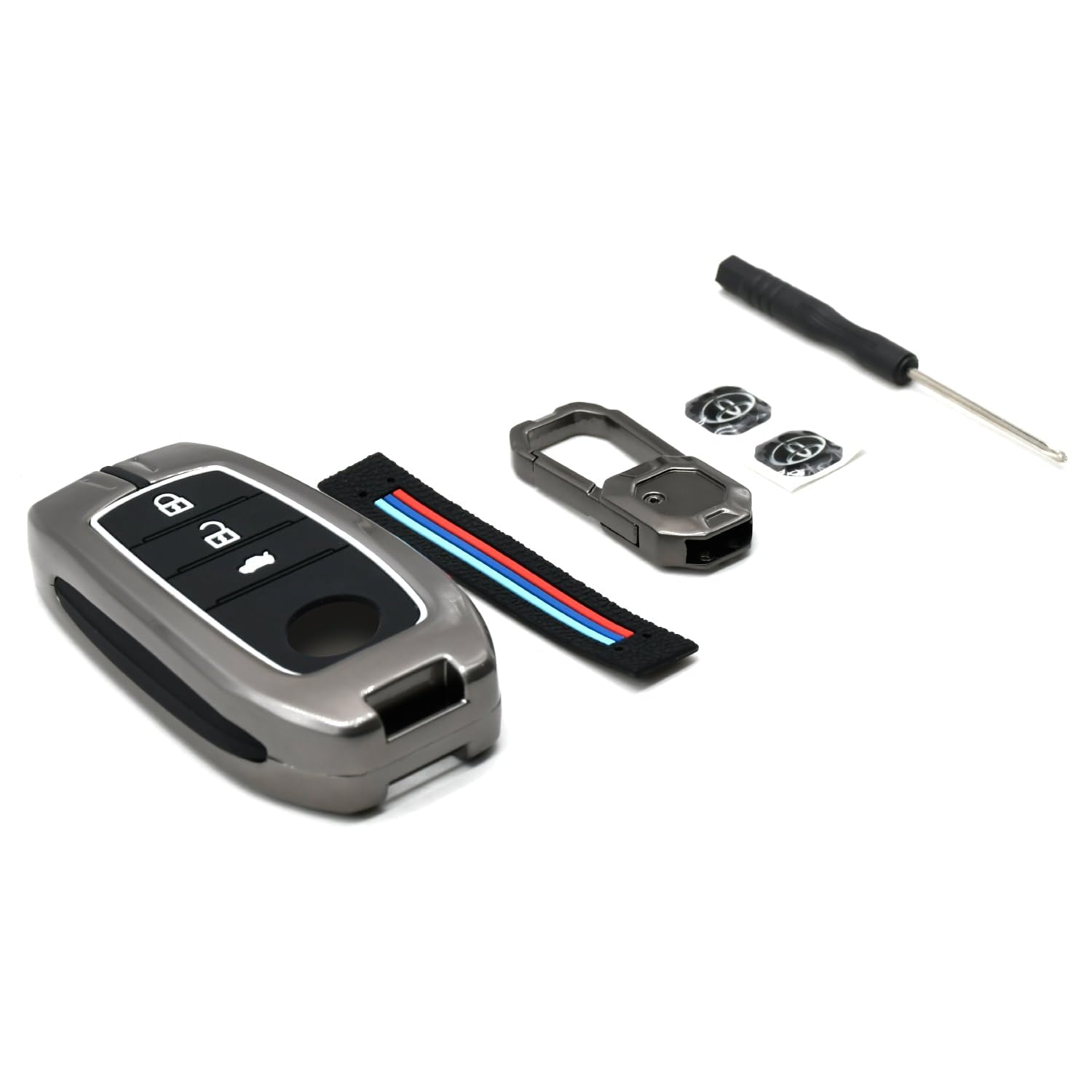 Metal Key Cover for Fortuner, Invicto, Innova Hycross