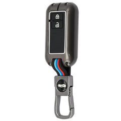Metal Key Cover for All Maruti Suzuki & Toyota Cars - 2 Button Smart Key