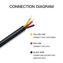 Daytime Running Light | Sequential Flow Universal Ultra-fine 60cm DRL | Flexible | Soft | Tube Guide Car LED Strip | White and Yellow Color