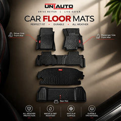 GFX Style Uniauto Tru Fit mats for Mahindra XUV700