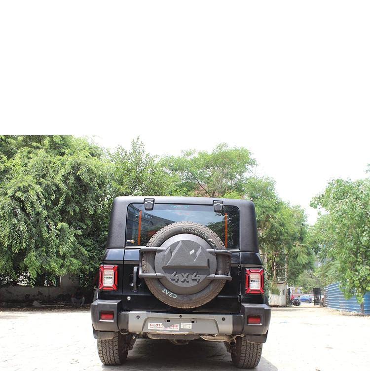 4X4 Style Stepney or Spare Wheel Cover for Mahindra Thar 2020 - Uniauto