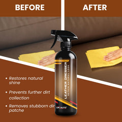 Uniauto Leather Dresser – Premium Leather Cleaner for Cars | Restores & Retains Natural Look