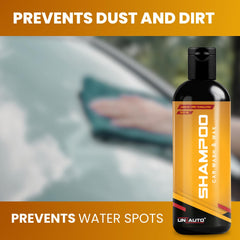 Car and Bike Wash and Wax Shampoo for Home Car Wash | Shampoo Liquid Concentration for Car Bucket Wash at Home