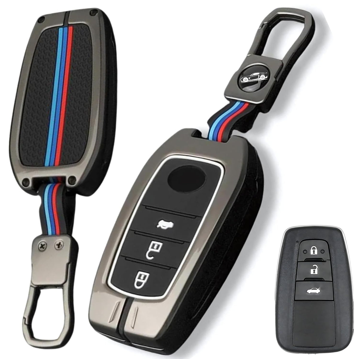 Metal Key Cover for Fortuner, Invicto, Innova Hycross