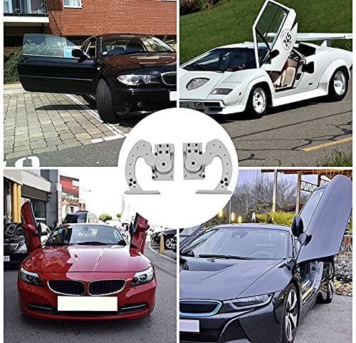 Universal Vertical Doors Bolt-On Kit – Lambo Style Scissor Door Hinge for Cars