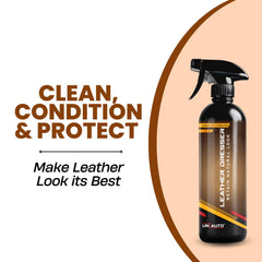 Uniauto Leather Dresser – Premium Leather Cleaner for Cars | Restores & Retains Natural Look