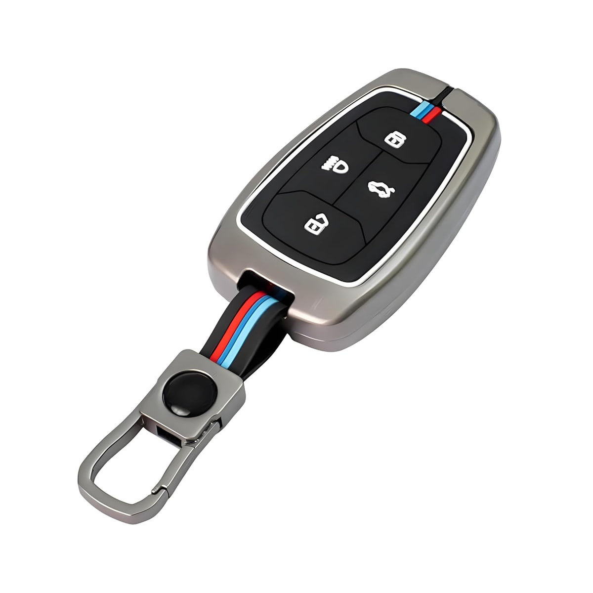 Metal Key Cover for TATA Nexon, Harrier, Safari, Altroz, Tigor, EV Electric, EV Max, Punch, Tiago