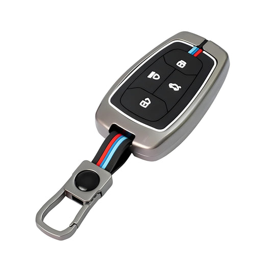 Metal Key Cover for TATA Nexon, Harrier, Safari, Altroz, Tigor, EV Electric, EV Max, Punch, Tiago