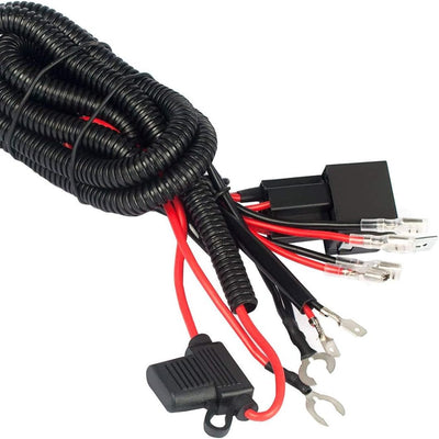 12V Horn Wiring Harness Relay Kit for Heavy or Dual Horns - WITHOUT HORN