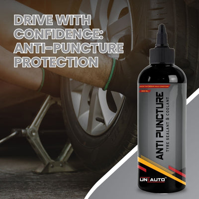 Anti-Puncture Tyre Sealant & Coolant 500ml | Tire Sealant | Tubeless Tyre Puncture Sealant Liquid 500ml