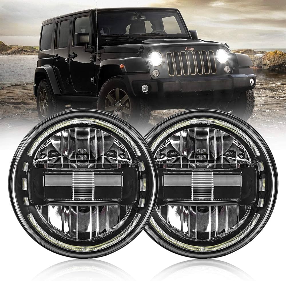 LED King Kong Style Headlight for Mahindra Thar 2020 - Uniauto
