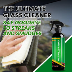 Uniauto Advanced Streak-Free Glass Cleaner for a Crystal Clear, Spotless Shine