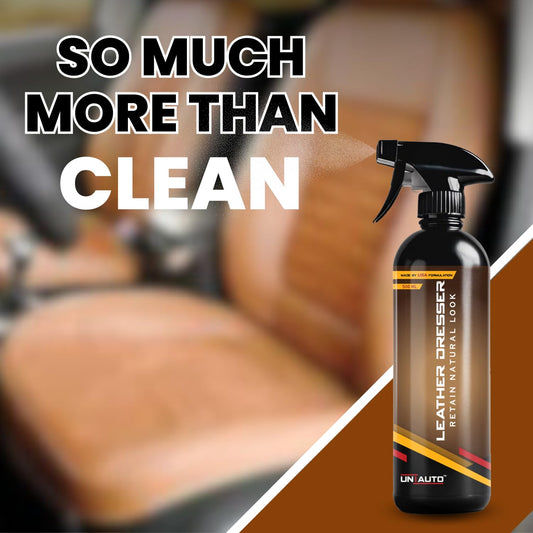 Uniauto Leather Dresser – Premium Leather Cleaner for Cars | Restores & Retains Natural Look