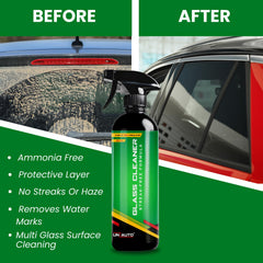 Uniauto Advanced Streak-Free Glass Cleaner for a Crystal Clear, Spotless Shine