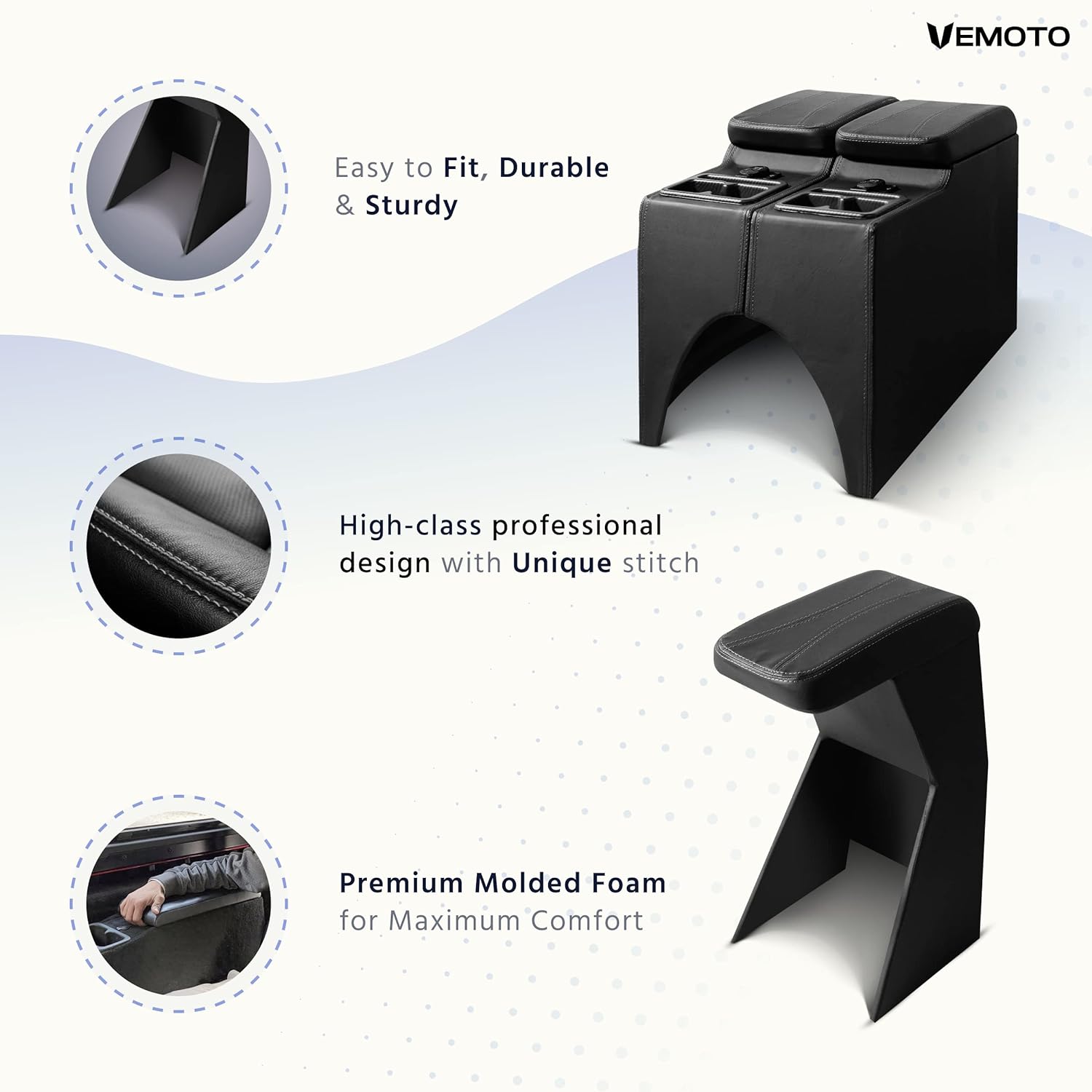 ABS Arm Rest set for Mahindra Thar 2020 - Uniauto