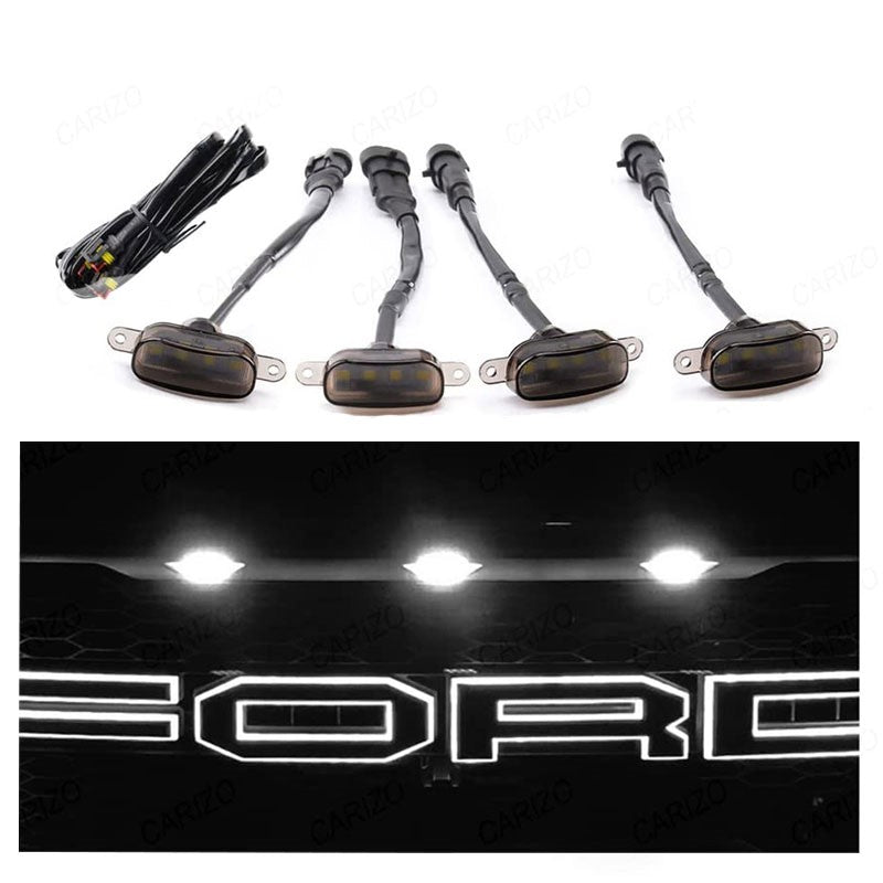 LED Front Grill Light(Amber Yellow) - Uniauto