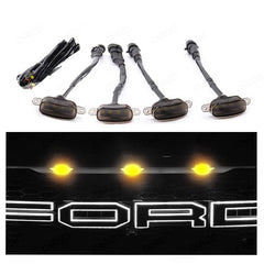 LED Front Grill Light(Amber Yellow) - Uniauto