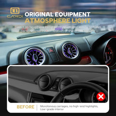 Cardi Ambient Smart LED AC Vent Kit for Swift 2018-2023, 6-in-1 Atmosphere Lamp K4 Plus with App Control