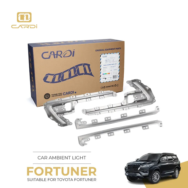 Cardi Ambient Smart LED Specific fit Kit for Toyota Fortuner with App Control