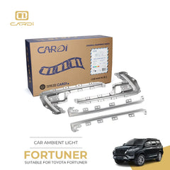 Cardi Ambient Smart LED Specific fit Kit for Toyota Fortuner with App Control